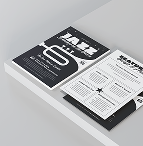 Brochures & Flyers (Black Ink Only)