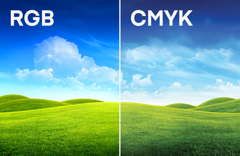 RGB vs CMYK Comparison